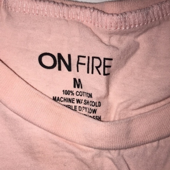 On Fire Side Ruched Drawstring Shirt - Picture 2 of 5